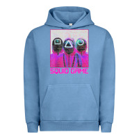 Pigment Pebble Blue spoky squids games Urban Hoodie - linhVisuals