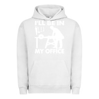 Pigment Lunar Rock i'll be in my office carpenter woodworking Urban Hoodie - linhVisuals