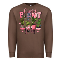 Chestnut crazy plant lady houseplants Premium Sweatshirt - JahusDesignShop