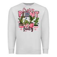 Dove Grey crazy plant lady houseplants Premium Sweatshirt - JahusDesignShop