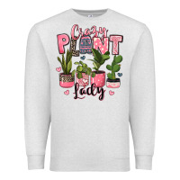 Oatmeal Heather crazy plant lady houseplants Premium Sweatshirt - JahusDesignShop