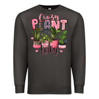 Smoke crazy plant lady houseplants Premium Sweatshirt - JahusDesignShop