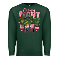 Sports Green crazy plant lady houseplants Premium Sweatshirt - JahusDesignShop
