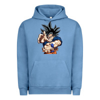 Pigment Pebble Blue goku utra instinct Urban Hoodie - linhVisuals