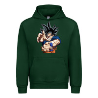 Forest Green goku utra instinct Urban Hoodie - linhVisuals