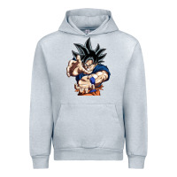 Heather Grey goku utra instinct Urban Hoodie - linhVisuals