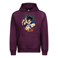 Mauve Wine goku utra instinct Urban Hoodie - linhVisuals