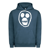 Pigment Midnight Navy the mighty boosh monkey skull Urban Hoodie - linhVisuals