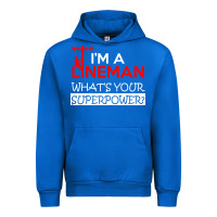 Cobalt im a lineman whats your superpower Urban Hoodie - linhVisuals