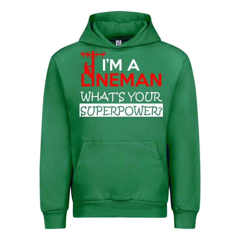Im A Lineman Whats Your Superpower Urban Hoodie by linhVisuals | Teevron