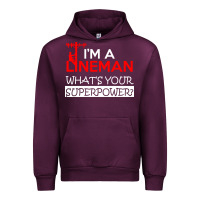 Mauve Wine im a lineman whats your superpower Urban Hoodie - linhVisuals