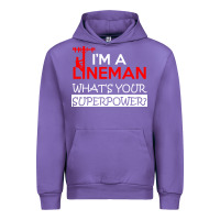 Tulip im a lineman whats your superpower Urban Hoodie - linhVisuals