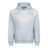 Heather Grey canada maple Urban Hoodie - linhVisuals