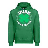Emerald irish i was faster Urban Hoodie - linhVisuals