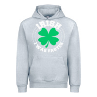 Heather Grey irish i was faster Urban Hoodie - linhVisuals