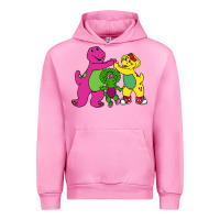 Fuchsia Pink barney legendary Urban Hoodie - linhVisuals