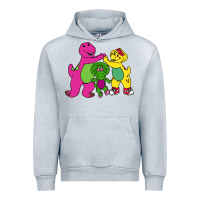 Heather Grey barney legendary Urban Hoodie - linhVisuals