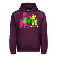 Mauve Wine barney legendary Urban Hoodie - linhVisuals