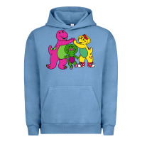 Pigment Pebble Blue barney legendary Urban Hoodie - linhVisuals