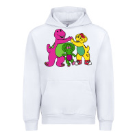 White barney legendary Urban Hoodie - linhVisuals