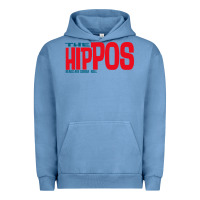 Pigment Pebble Blue the hippos - heads are gonna roll Urban Hoodie - linhVisuals