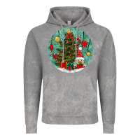 Cloud Rock christmas tree and gnome Vintage Hoodie - BundleAndBundleShop