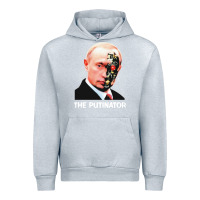 Heather Grey official the putinator Urban Hoodie - linhVisuals