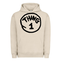 Pigment French Oak thing 1 thing 2 buddies lover Urban Hoodie - linhVisuals
