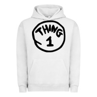Pigment Lunar Rock thing 1 thing 2 buddies lover Urban Hoodie - linhVisuals