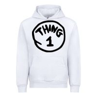 White thing 1 thing 2 buddies lover Urban Hoodie - linhVisuals