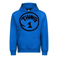 Cobalt thing 1 thing 2 buddies lover Urban Hoodie - linhVisuals