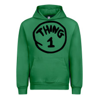 Emerald thing 1 thing 2 buddies lover Urban Hoodie - linhVisuals