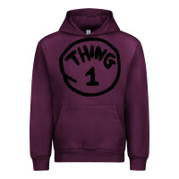 Mauve Wine thing 1 thing 2 buddies lover Urban Hoodie - linhVisuals