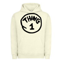 Pigment Pistachio thing 1 thing 2 buddies lover Urban Hoodie - linhVisuals