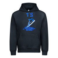 Navy 1 retro high og dark marina blue tee shoes dripping got em t shirt Urban Hoodie - linhVisuals