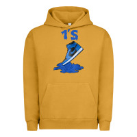 Pigment Peanut Butter 1 retro high og dark marina blue tee shoes dripping got em t shirt Urban Hoodie - linhVisuals