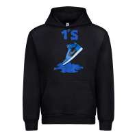Black 1 retro high og dark marina blue tee shoes dripping got em t shirt Urban Hoodie - linhVisuals