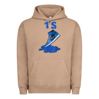 Pigment Burro 1 retro high og dark marina blue tee shoes dripping got em t shirt Urban Hoodie - linhVisuals