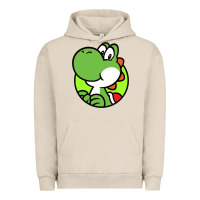 Pigment French Oak Cartoon Yoshi Urban Hoodie - linhVisuals