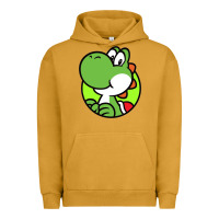 Pigment Peanut Butter Cartoon Yoshi Urban Hoodie - linhVisuals