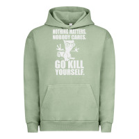 Pigment Oil Green kill yourself classic foamy the squirrel Urban Hoodie - linhVisuals