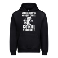 Black kill yourself classic foamy the squirrel Urban Hoodie - linhVisuals