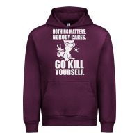 Mauve Wine kill yourself classic foamy the squirrel Urban Hoodie - linhVisuals