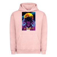 Pigment Salmon concert wrld Urban Hoodie - linhVisuals