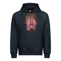 Navy art of juice rap Urban Hoodie - linhVisuals