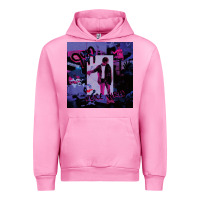 Fuchsia Pink juice album music Urban Hoodie - linhVisuals