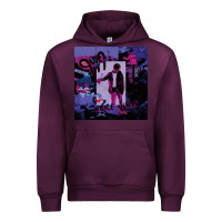 Mauve Wine juice album music Urban Hoodie - linhVisuals