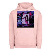 Pigment Salmon juice album music Urban Hoodie - linhVisuals