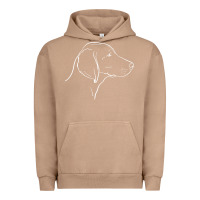 Pigment Burro weimaraner t  shirt weimaraner dog line art Urban Hoodie - linhVisuals