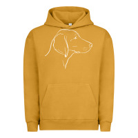 Pigment Peanut Butter weimaraner t  shirt weimaraner dog line art Urban Hoodie - linhVisuals